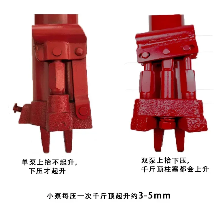 

Durable Lengthened and Heavy Duty Hydraulic Jack Crane Long Stroke Single Pump Thousand Gold Top Oil Cylinder Harvester