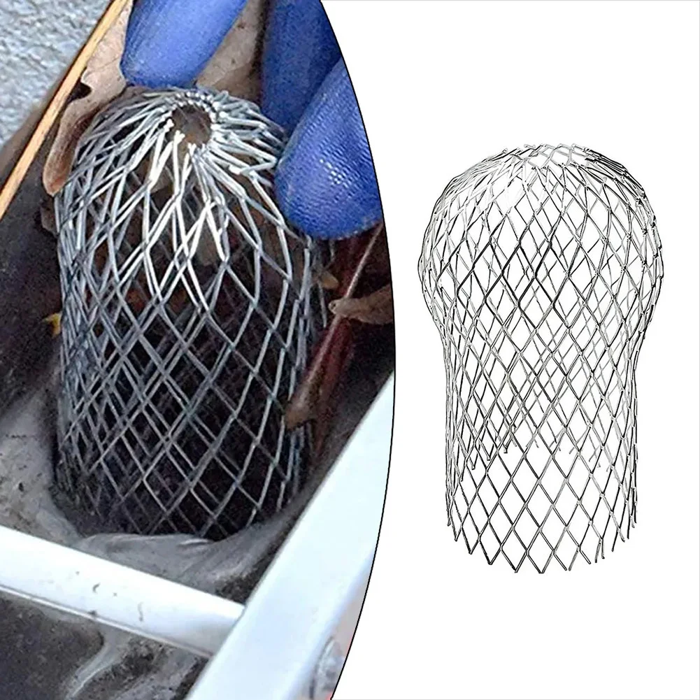 Roof Gutter Protection Filter 3INCH Expanded  Filter Prevents Leaf Clogging  Net Cover Downspout Stops Blockage Leaf Mesh