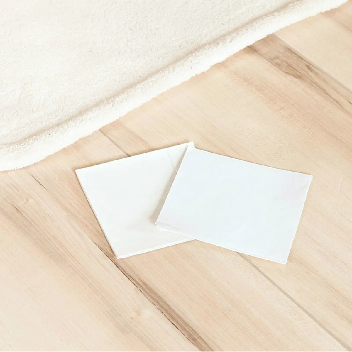 12Pcs with Hook Loop Technology Non Slip Fixed Sticker for Hard Floor Protection No Messy Residue Ideal for Home