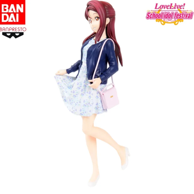 

В наличии: Оригинальные фигурки Bandai Banpresto Lovelive! Фигурка Сакураучи Рико, новая, в коробке, коллекционная модель, игрушка по мотивам аниме