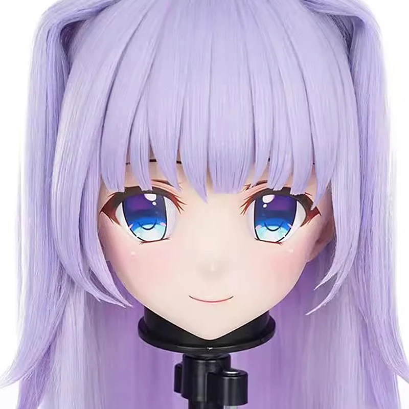 

(MEO297) Customize Handmade Full Head Lockable Crossdress Male to Female Japanese Cartoon Anime Game Character Kigurumi Mask