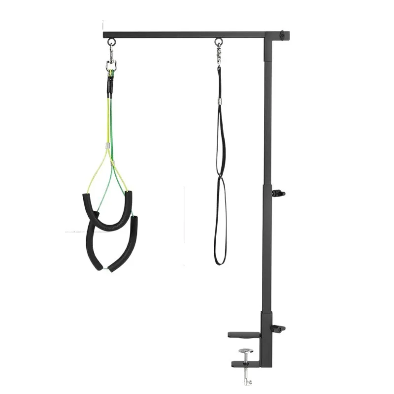 Pet grooming arm fixing bracket retractable adjustable folding shelf