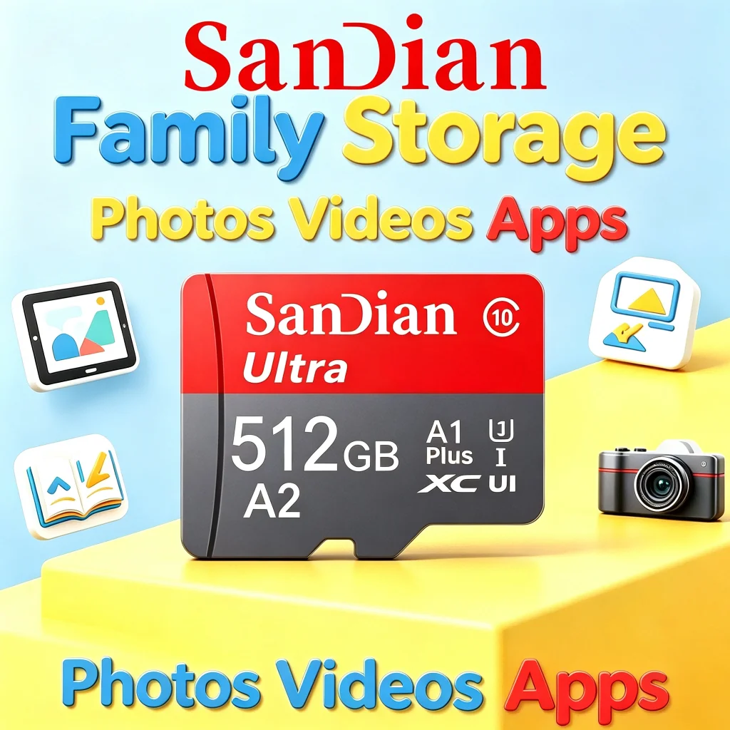 Advanced SD Cards 32GB 64GB 512GB 256GB TF Cards Memory Card Micro TF SD Card U1 V10 for Mobile/MP4 Player/Baby Monitor/Toy