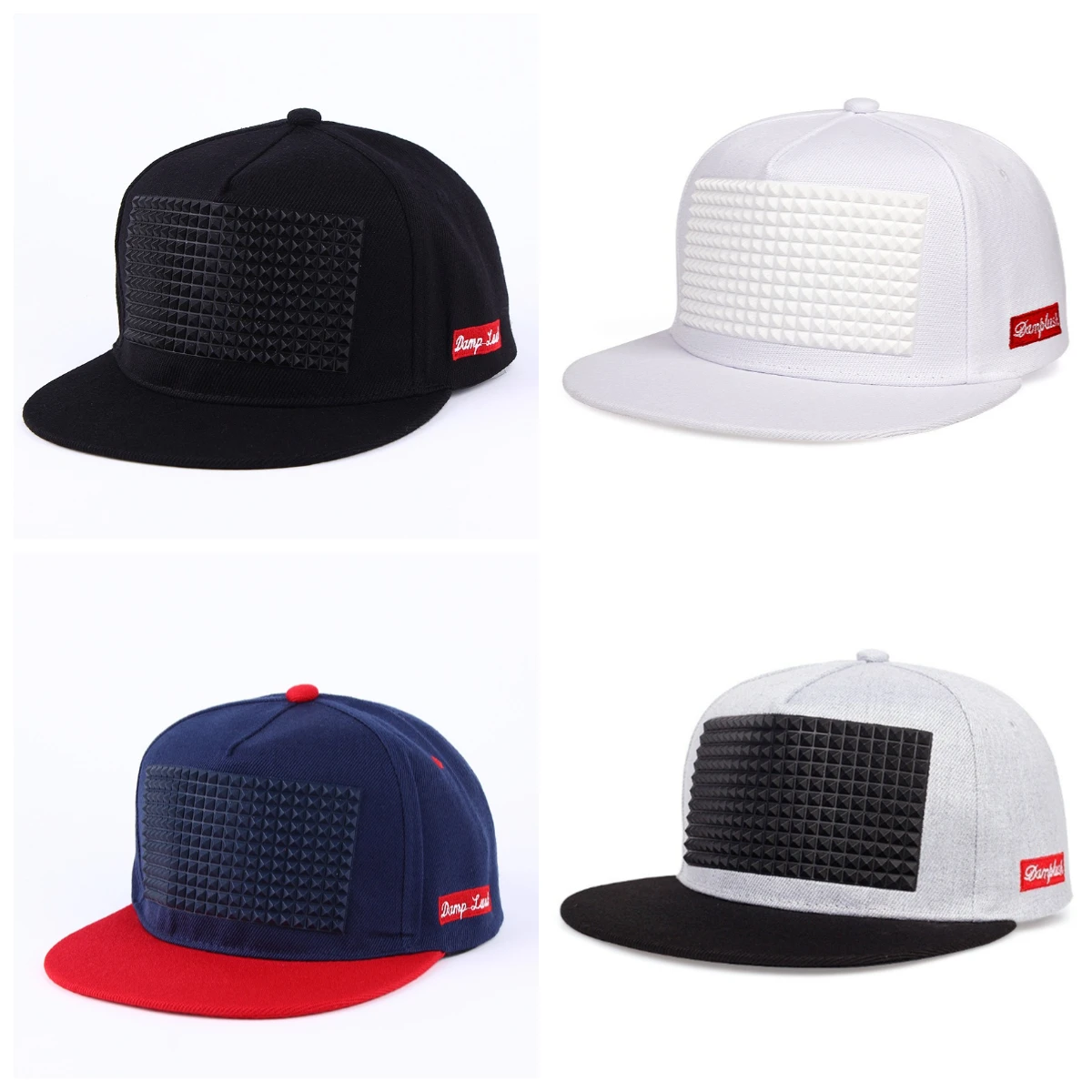 2026 New Hip-Hop Fashion Unisex Summer 6-Panel Baseball Cap Offset Printing Flat Brim Windproof Cotton Baseball Cap