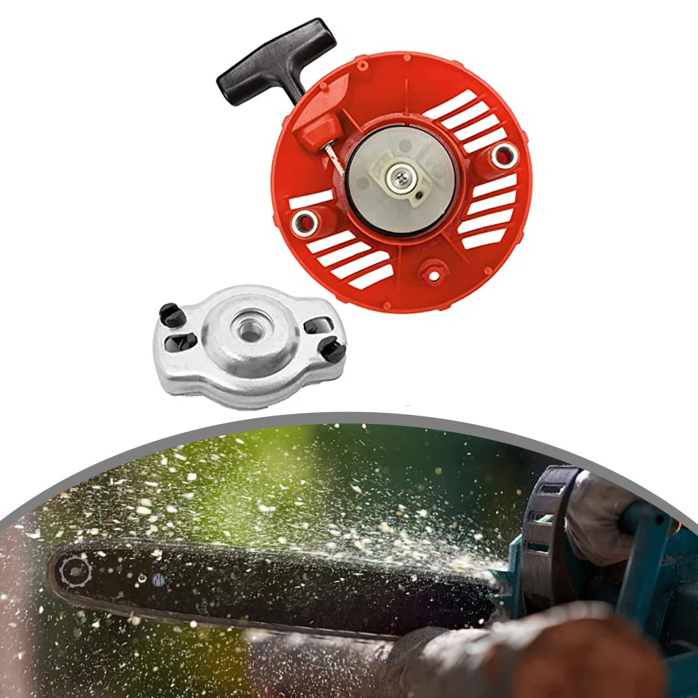 Recoil Starter and Starter Pawl Bridge Replacement for String Trimmers and Brushcutters Suitable for Models 128L 128LD 128R