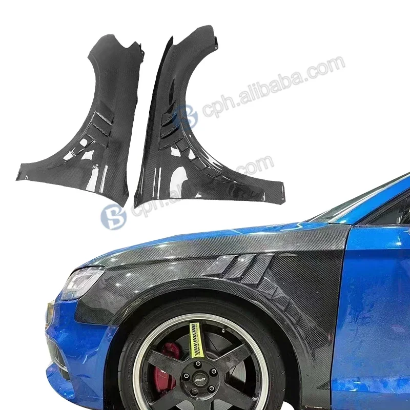 BENSNEES Upgrade Car Carbon Body Parts Black Front Side Dry Carbon Fender For A3 RS3 S3 2015 2016 2017 2018 2019 2020