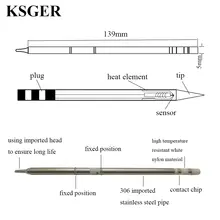 T12 Soldering Iron Tips for Hakko FX951 #2