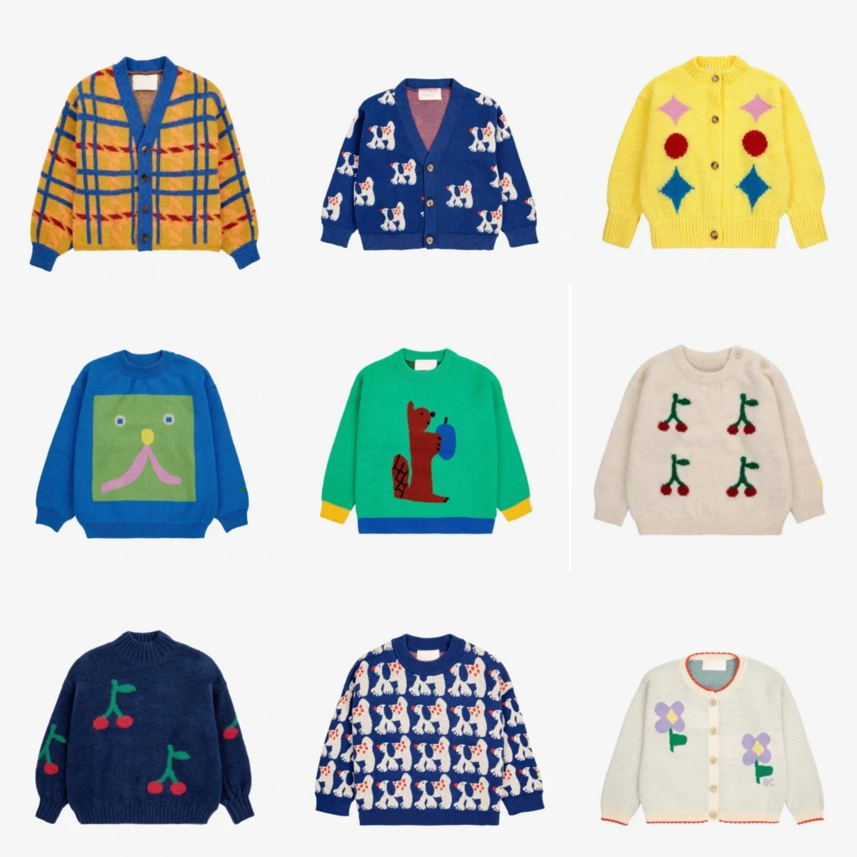 

Korean 2025aw Kids Clothes winter Knitwear Cardigan Sweater Baby Boys Girls Knitted Cute Sweater Children's Outdoor Clothings