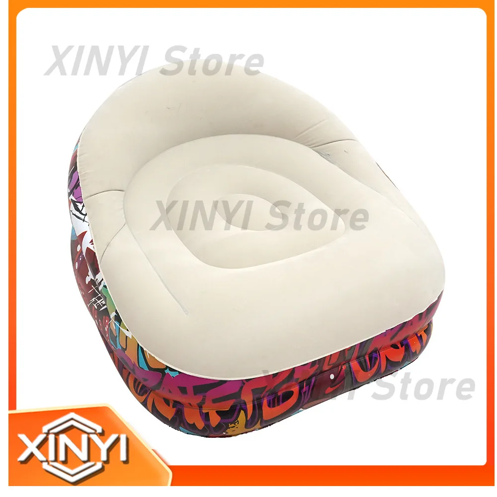 Inflatable Sofa Backrest for Outdoor Bedroom Leisure Nap Chair Portable Foldable Recliner Single Modern Comfortable Air Sofa