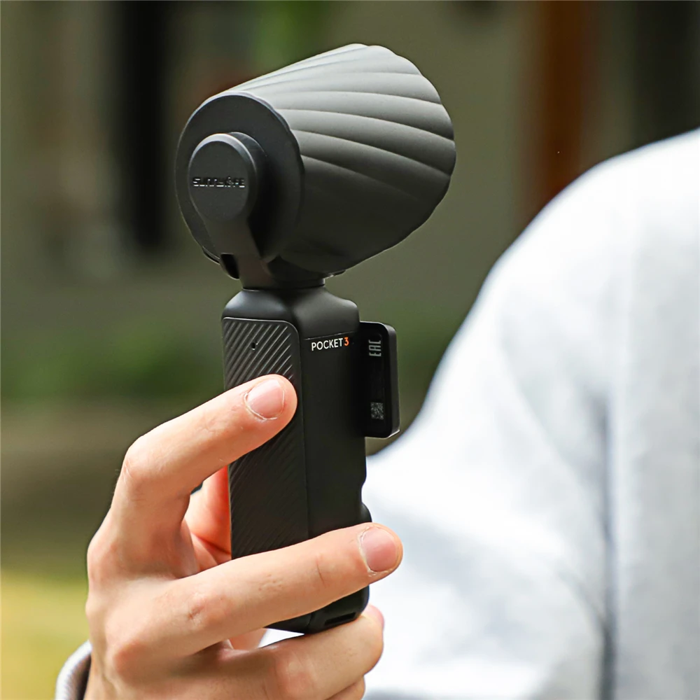 For Osmo Pocket 3  Plastic Lens Hood Anti-drop Light-blocking Head Protects Against Glare Sunshade Camera Accessories