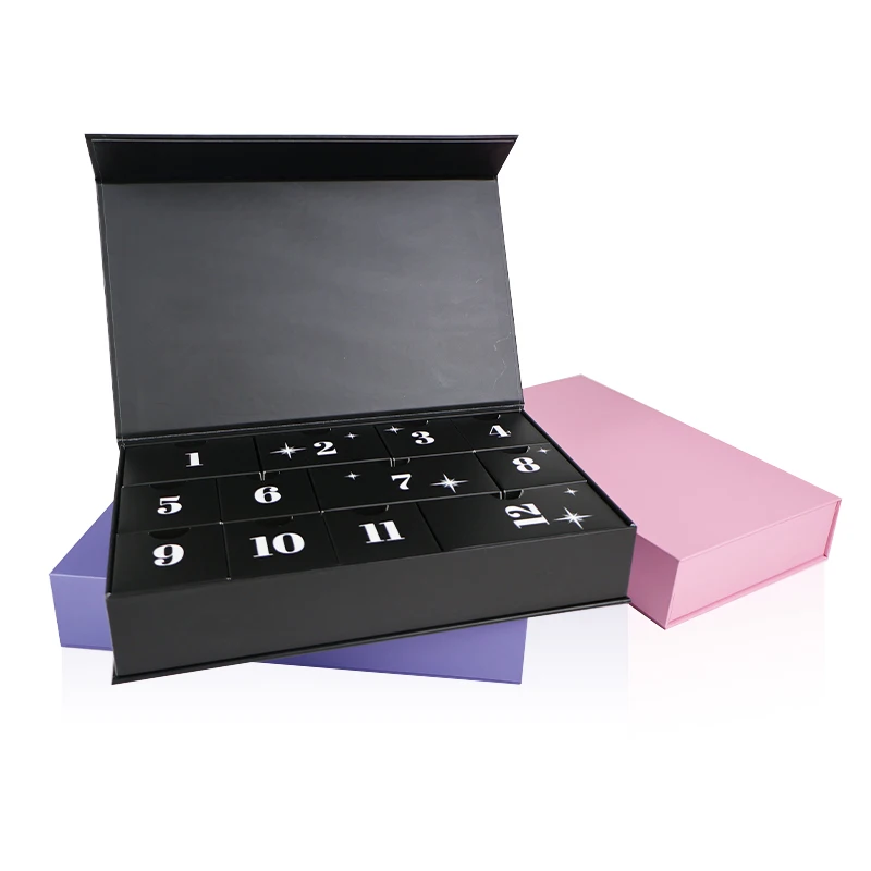 2025.Custom Advent Calendar Box Wholesale Low MOQ Cosmetic Packaging Fast Shipping for Brands - Image 3