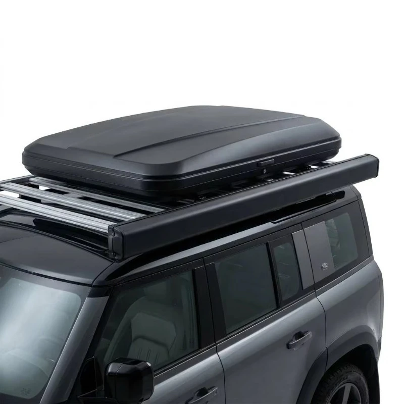 Professional 270 Degree Car Side Awning with Hard Shell Waterproof Rooftop Awning with Built-in  Strips