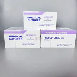 Animal Absorbable Suture with Needle PGA 90 cm Material Dog and Cat Surgical Consumables Pet Surgical Consumables