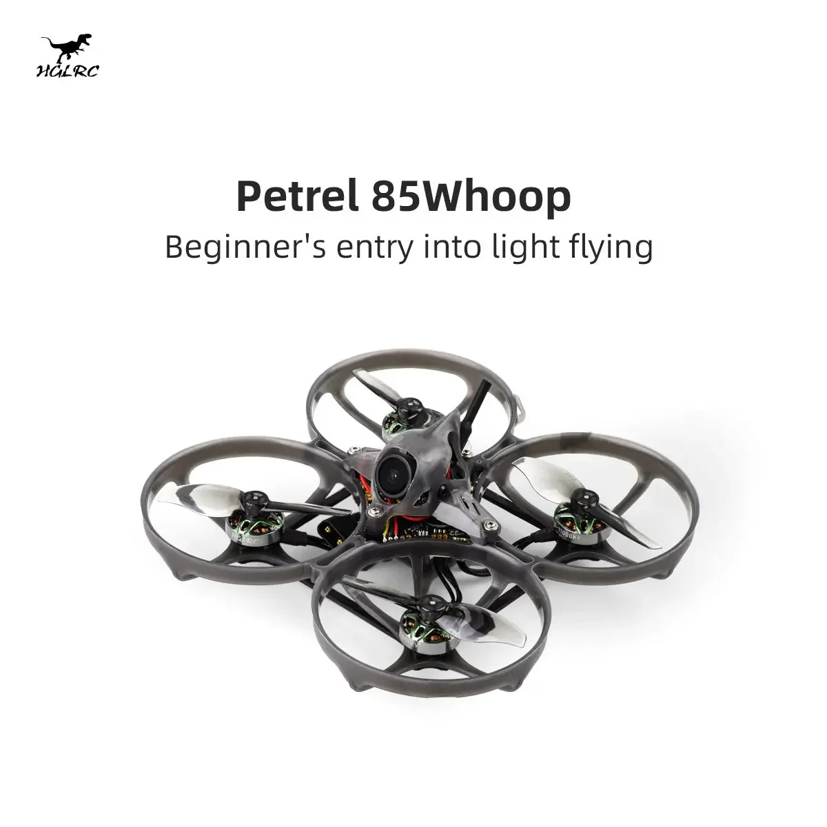 HGLRC Petrel 85Whoop 85mm Brushless FPV Tinywhoop SPECTER 10A AIO SPECTER 1202.5 11000KV 2S LIPO