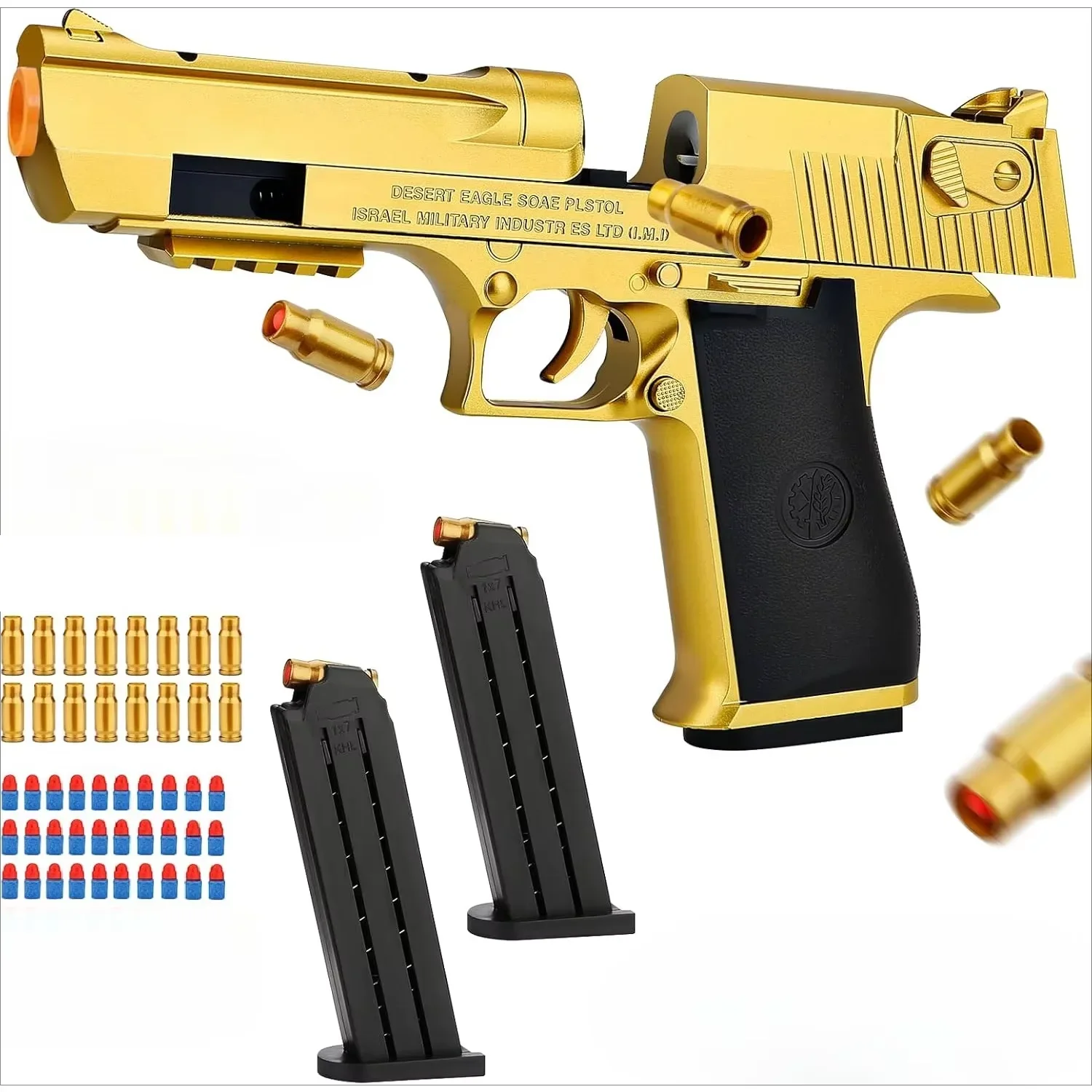 Desert Eagle Shell Uitwerpen Speelgoed Pistool Foam Blaster EVA Darts Schieten Games Onderwijs Model Feestcadeaus voor jongens, kinderen en meisjes