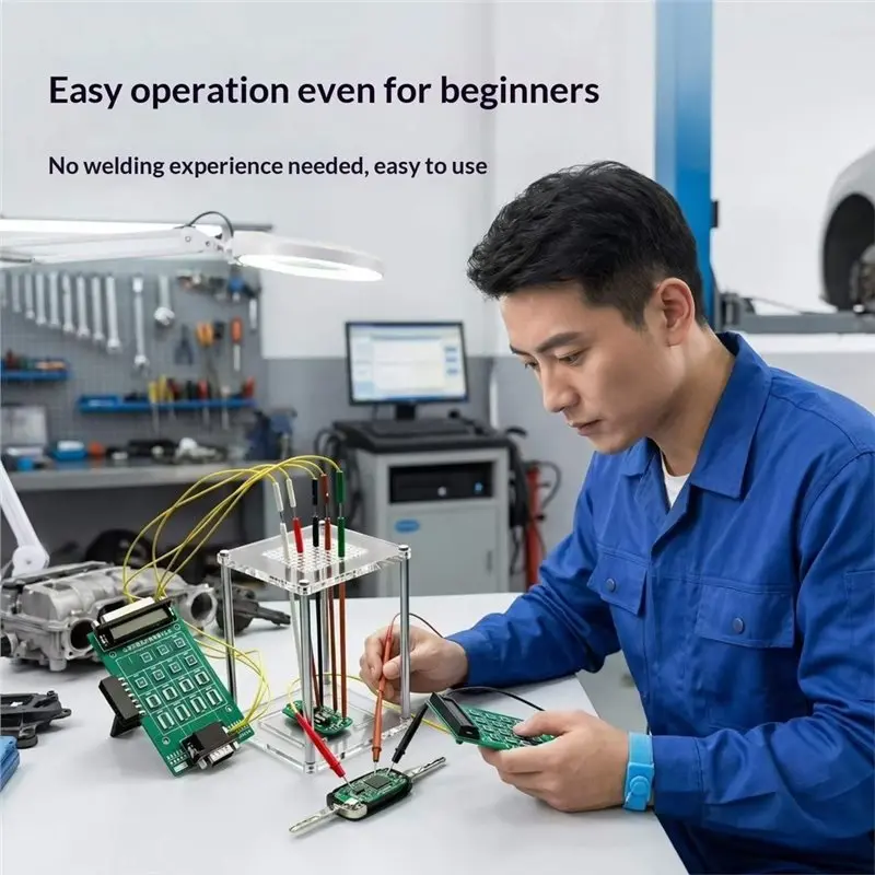 ECU Probe Bracket For Car Key Repair, 5C5D Key Welding-Free Clip, NXP Chip Read-Write, Supports Multiple Devices