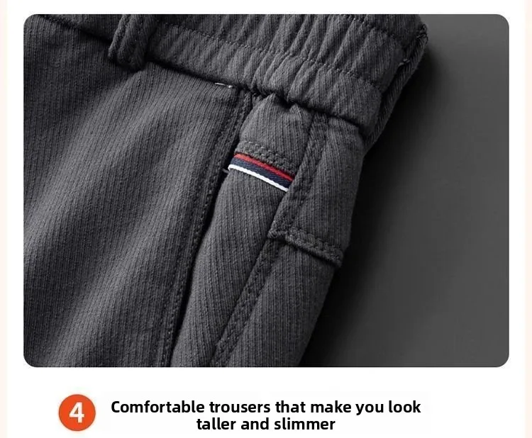 Herbst-Winter-Wärme-Fleece-Jogginghose für Herren, verdickte, lockere Sport-Sweatpants, Outdoor-Walking-Freizeithose, gerade geschnitten, vielseitig einsetzbar – Detail 14