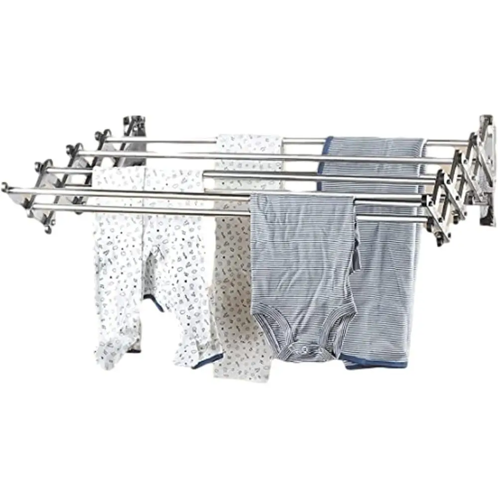 

Складная сушилка для белья из нержавеющей стали для дома и улицы с перекладиной для полотенец, 70 см