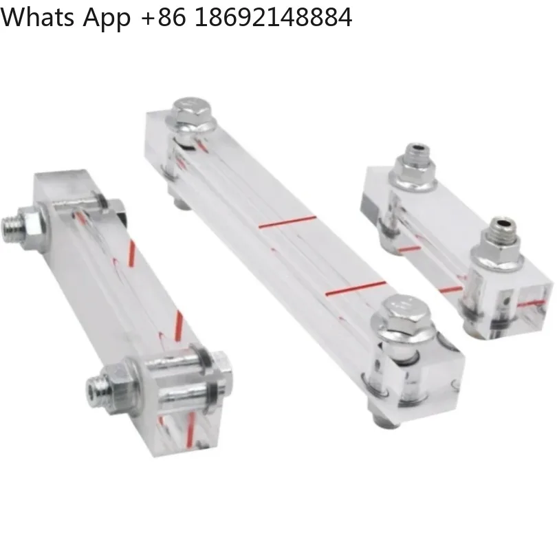 2pcs Air Compressor Oil Sight Glass - Screw-Type Oil Level Gauge with Temperature Resistant Window
