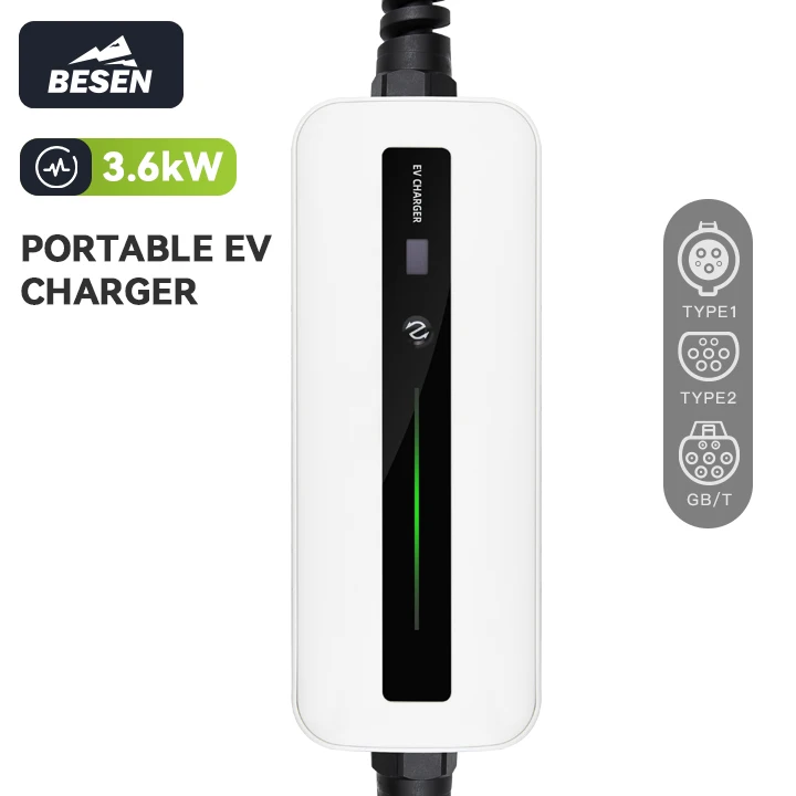 BESEN EASY CARRY IP66 IK10 3.6kW 16A On The GO EV شاحن محمول لتاجر شحن السيارات الكهربائية #1