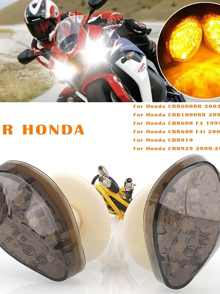 Clignotant LED pour Moto Honda CBR, 600RR, 1000RR, 2004-2007, CBR 600, F4, F4i, 2 Pièces