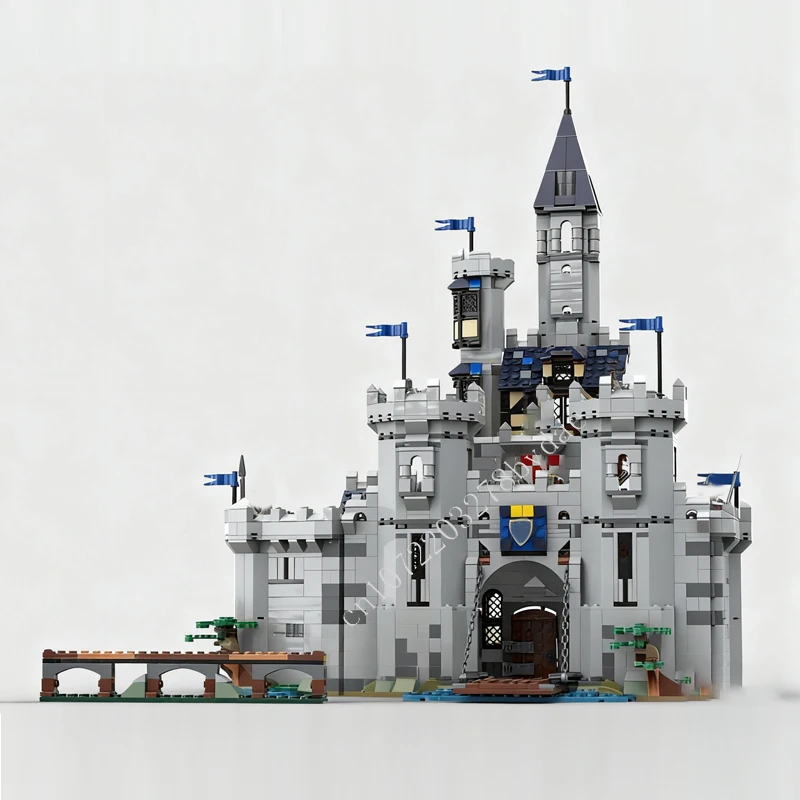 2350PCS MOC Medieval Castle Puzzle Horse Lord Castle Assembly Set Toy For Friends Christmas Holiday Toys Gift for Kids Ages