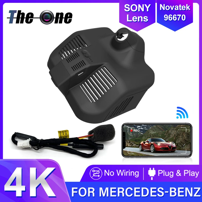 For Mercedes Benz MB G Class G550 G400d 350d G63 2019-2023 Front and Rear 4K Dash Cam for Car Camera DVR Recorder Dashcam WIFI