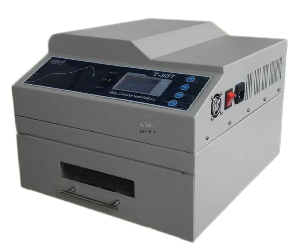 Authorized T-937 Desktop Leadfree Oven Infrared IC Heater T937 Reflow Solder BGA SMD SMT Rework Station