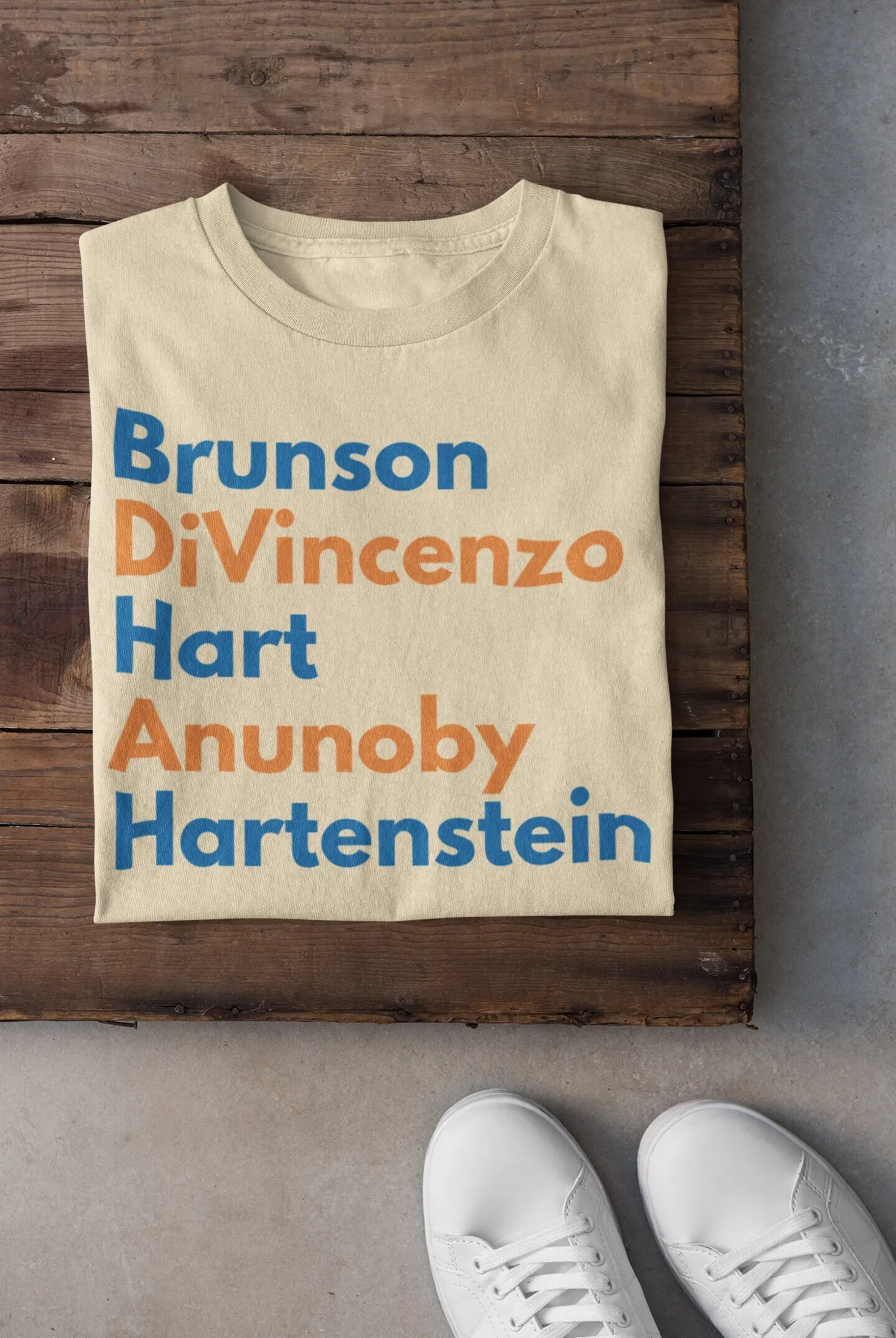 New York T Shirt Knicks Nyk Fans Sweat Ny Basketball Top Brunson Divincenzo Hart Anunoby Hartenstein