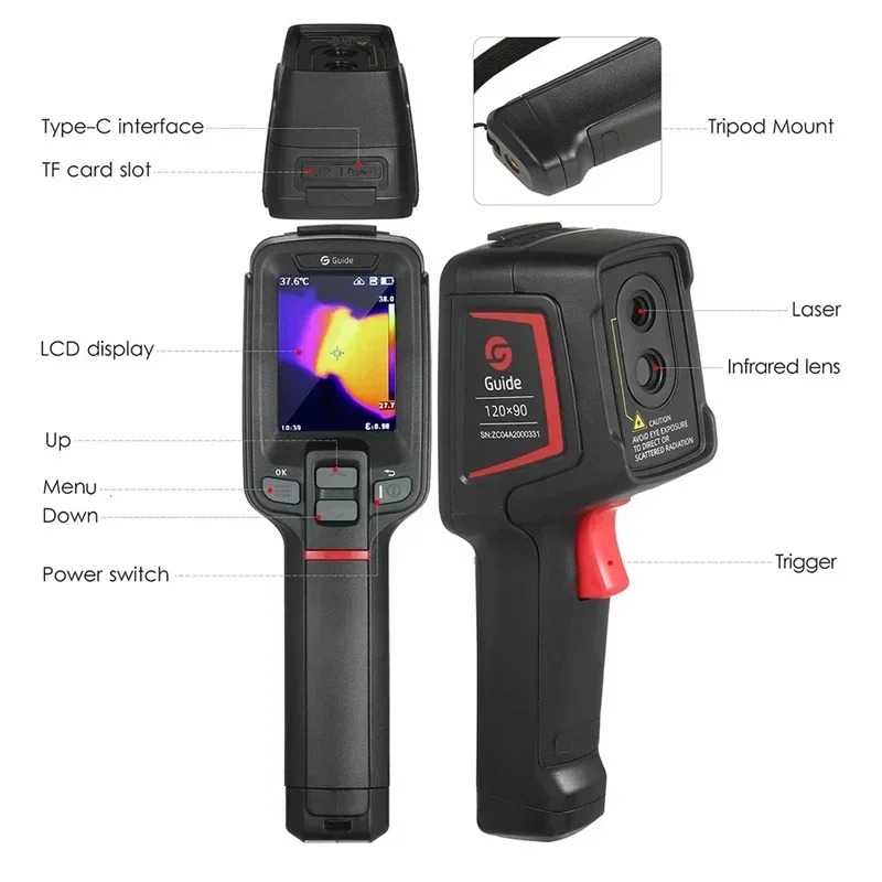 

2026 Entry-Level T120V Portable Thermal Camera and Clamp Meter for Quick and Accurate Measurements