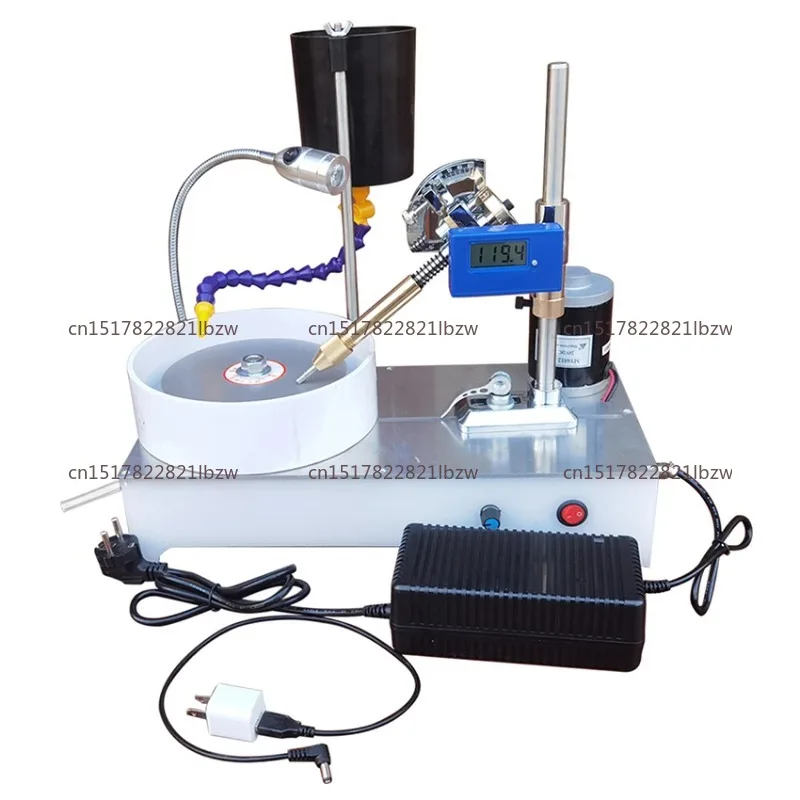 Gemstone Grinding Faceting Machine Faceted Jewelry Polishing Machine Polisher Flat Grinder Lapidary Machine 120W