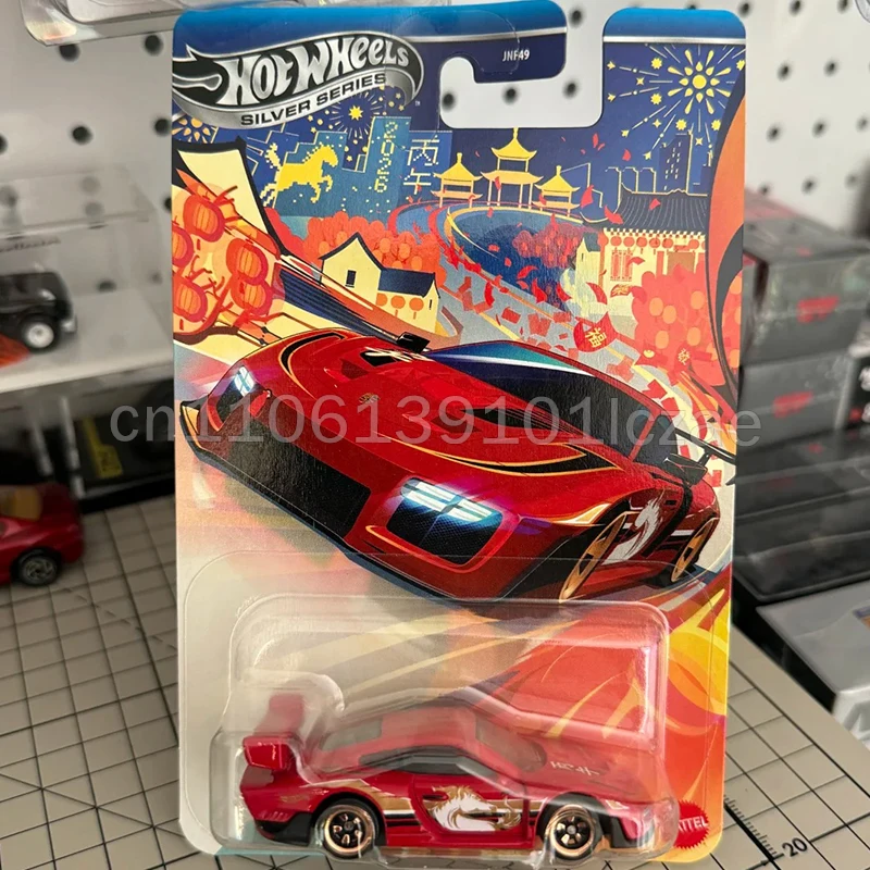 1/64 Hot Wheels JNF49-LA10 2026 Anno cinese del cavallo Edizione limitata Pressofuso Modello Porsche 935 Collezione Auto a sorpresa