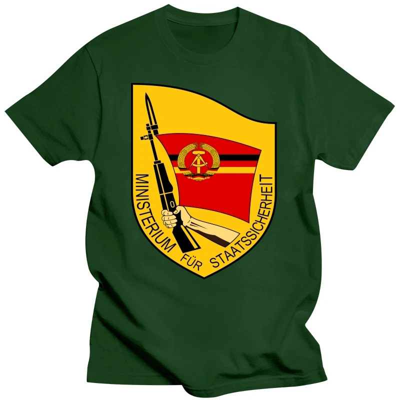 Summer Style Fashion Men Casual Tees Wachregiment Feliks Dzierzynski Gdr Security Stasi Infanterieregiment Berlin Blank T Shirts