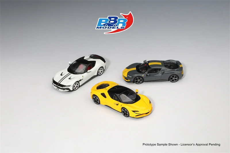 

(Предзаказ) BBR 1:64 296 GTB / SF90 / 12 Литая под давлением модель коллекционной машины Cilindri