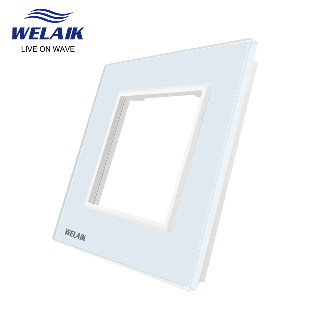 WELAIK EU White 45*45mm  Wall Socket Outlet  DIY Parts Module Gather Zone