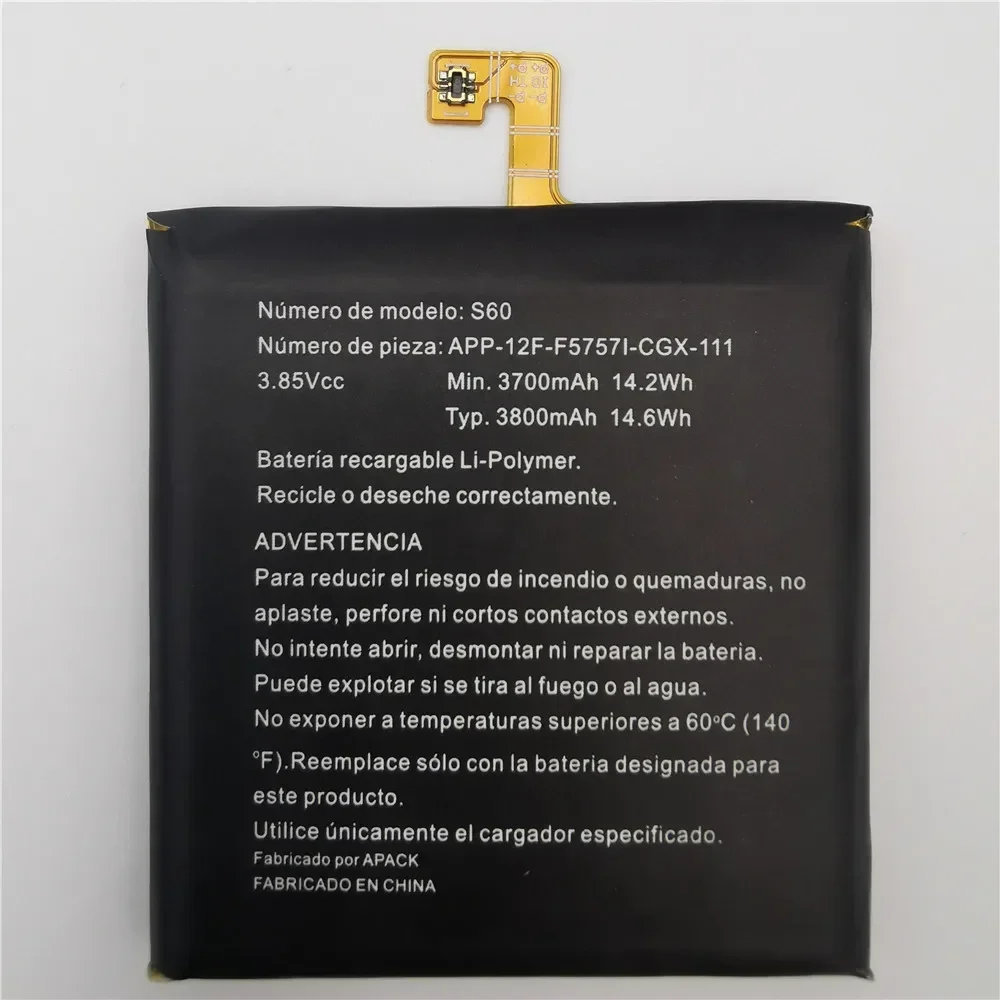 2024 Years 100% Original Replacement battery 3800mah For Caterpillar Cat S60 APP-12F-F57571-CGX-111 batteries Fast Shipping