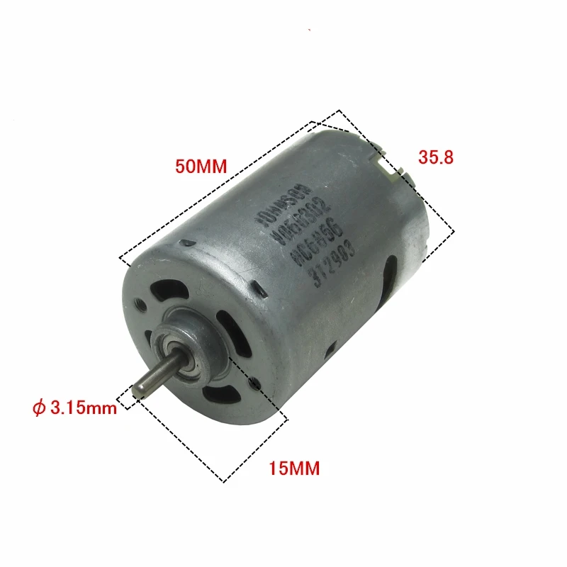 

545 Motor High Speed Front Ball Bearing DC 18V Violent Vacuum Cleaner Motors Electric Tool DIY Model Moteur