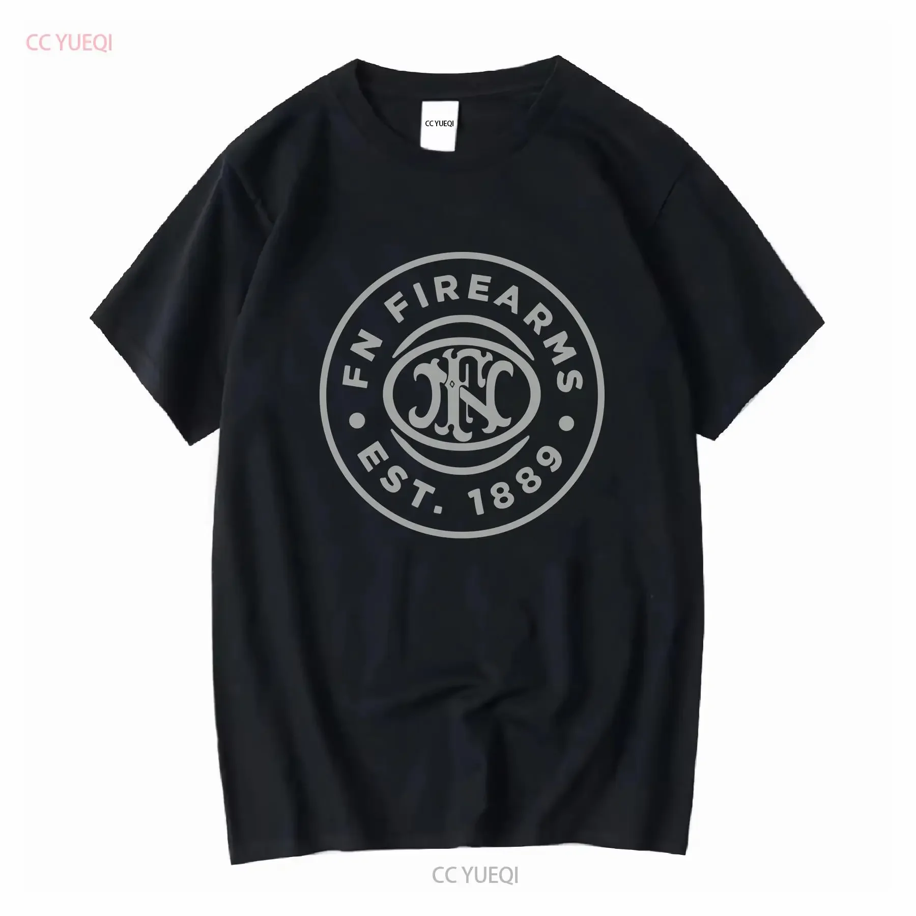 رائجة البيع دبوس على شعار Fn Herstal تي شيرت مضحك حجم S إلى 5Xl طويلة أو قصيرة الأكمام خمر غسلها تنفس مريحة أوم