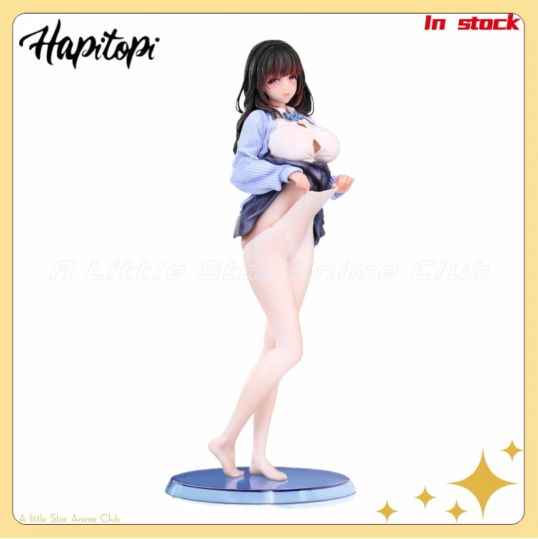 

In Stock Original Hapitopi Bathroom Sister Chasing Eyes & Temperature Paint Animation Figures Model Collection Gifts Toys