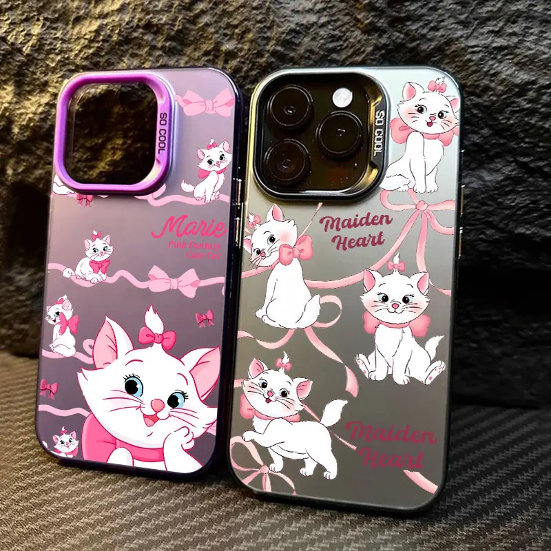 Lovely Marie The Aristocats Cat Phone Case For iPhone 11 12 13 14 15 16 17 Pro Max 16e 17E 17 Air Plus 13 Mini Fundas Back Cover