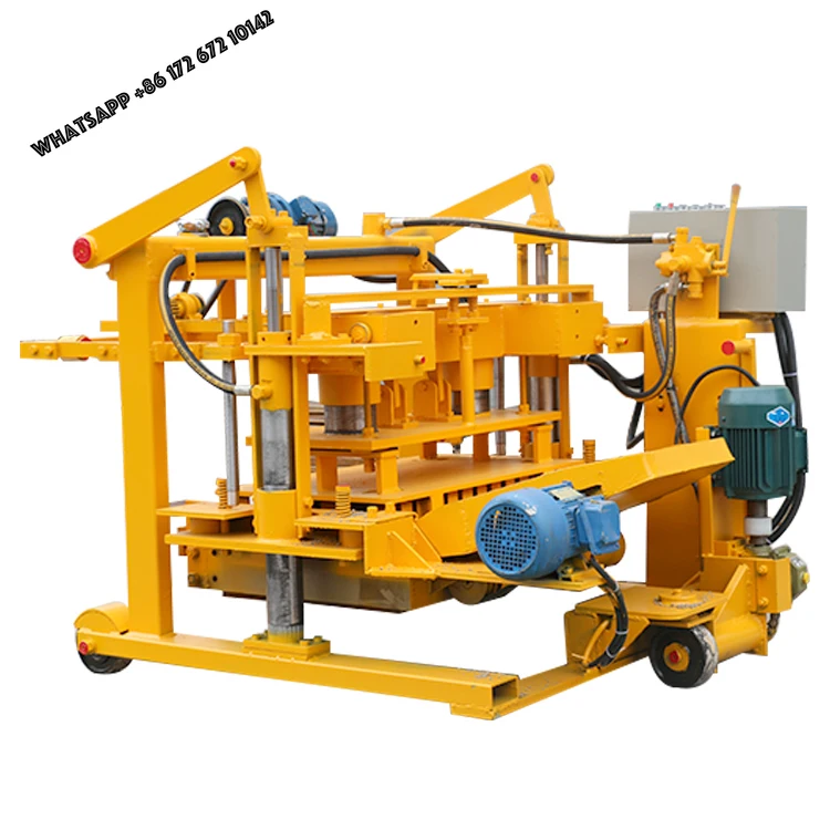 Manual Eggs Layer Block Making Machine Mobile Concrete Mobile Bricks Moulding Machine