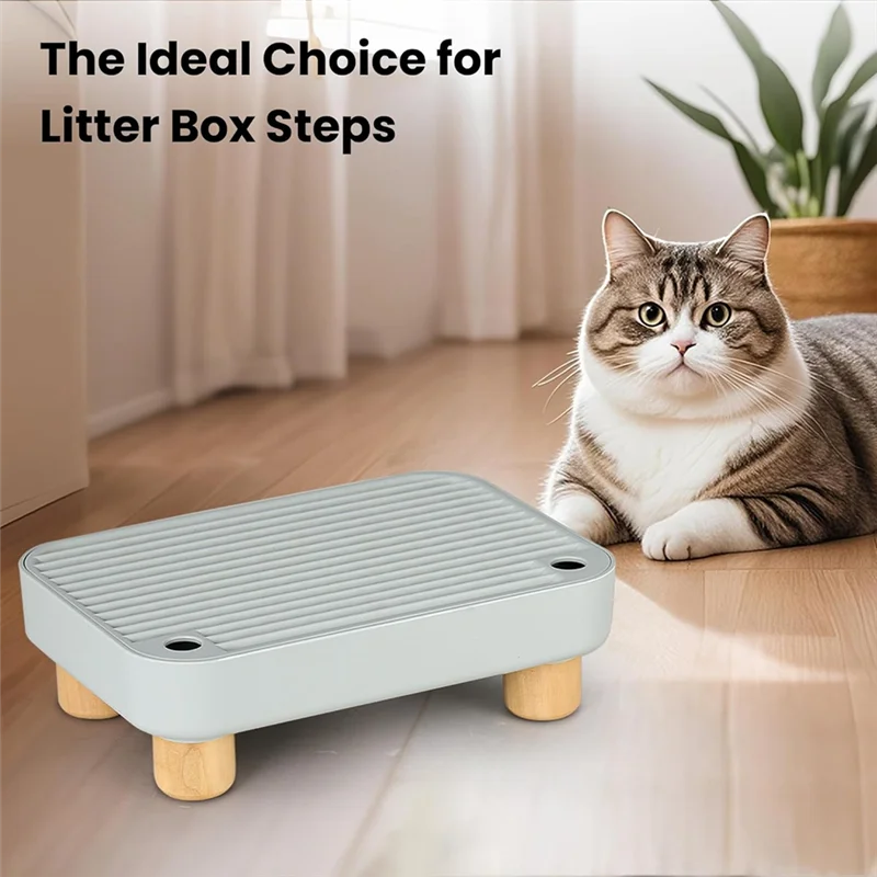 

GYTB-Cat Litter Box Ramp Cat Litter Box Step For Small Elderly Cats Cat Litter Tray For Floor Indoor