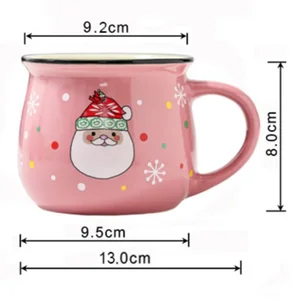 350 ml seramik kupa noel santa elk ayı-penguen-desen bardak-of-kahve-tatlı-kahvaltı süt kupa-yeni yıl hediye-noel dekorasyon Penguenin ilk 10 satışı, tabiri caizse 8 numara