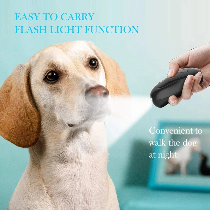 Dispositivo de Control antiladridos, disuasorio ultrasónico de ladridos para perros, Mini repelente de entrenamiento para perros de hasta 16,4 pies de alcance
