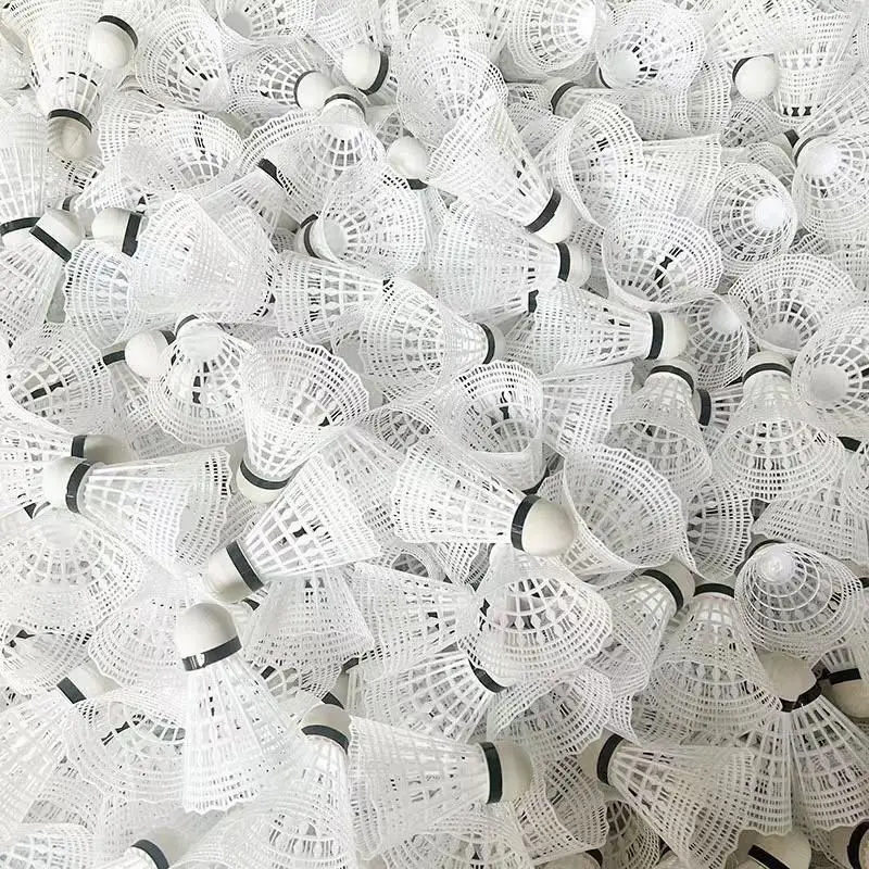 Gelbe, strapazierfähige Badminton-Federbälle aus Nylon, 3/6/12 Stück, für Kinder, Erwachsene, zum Training zu Hause, für Anfänger und zum Üben von Badminton. – Detail 12
