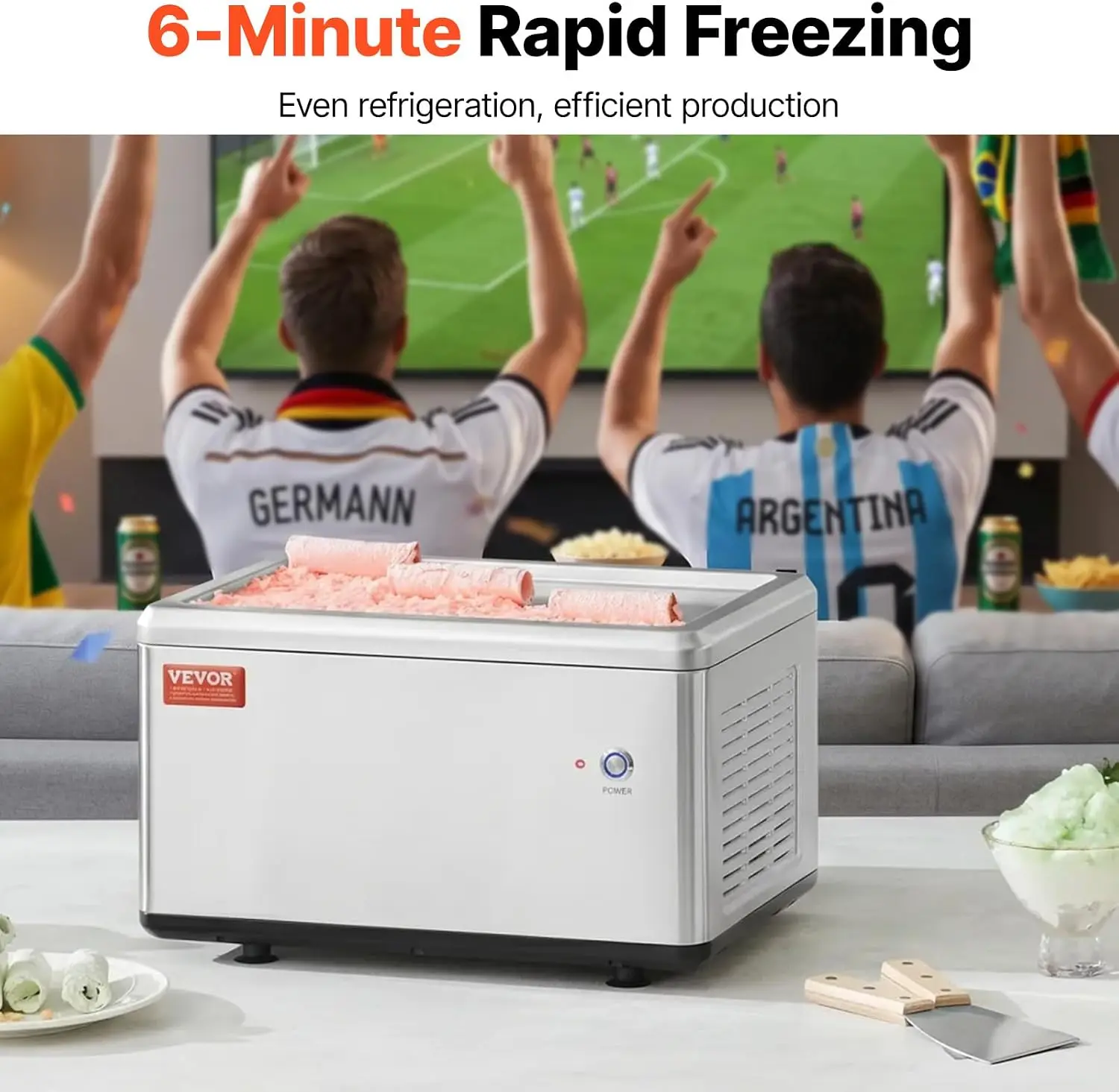 Fried Ice Cream Machine, 12.6