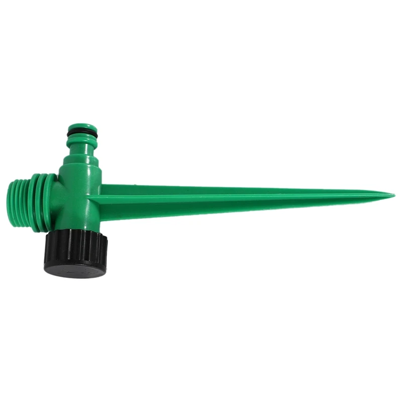 360 Rotating Water Sprinkle Garden Lawn Impulse Nozzle Watering Tool Pin Pulse Type Abs+Pp Hight Pressure Long Range