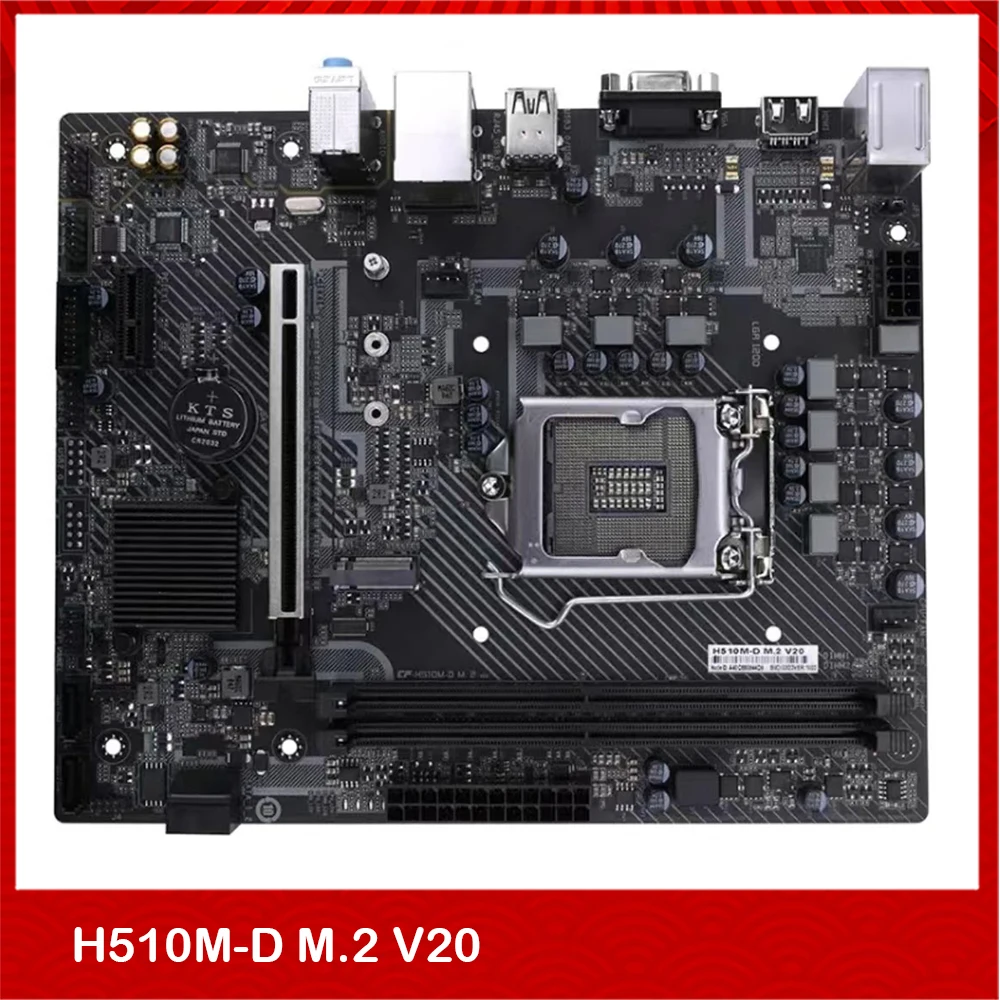 Brand New Original Desktop Motherboard For COLORFUL H510M-D M.2 V20 H510 LGA 1200 DDR4 Support 10/11th Generation CPU