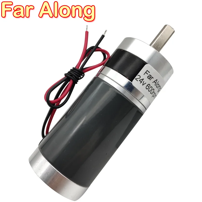 12V 24V DC Planetary Geared Motor Long Life High Torque Low Speed 5 To 500RPM Forward And Reverse Adjustable Speed 10W DC Motor