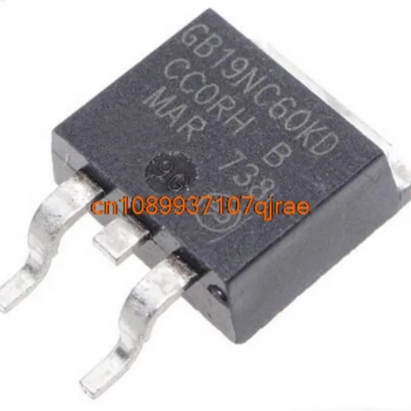 GB19NC60KD    STGB19NC60KD    20A 600V    TO263  (Product quantity: 10 pieces)